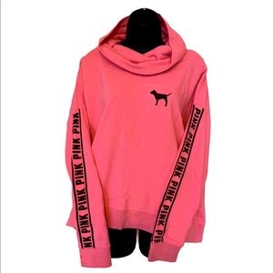 VS Pink Cowl Neck Sweatshirt